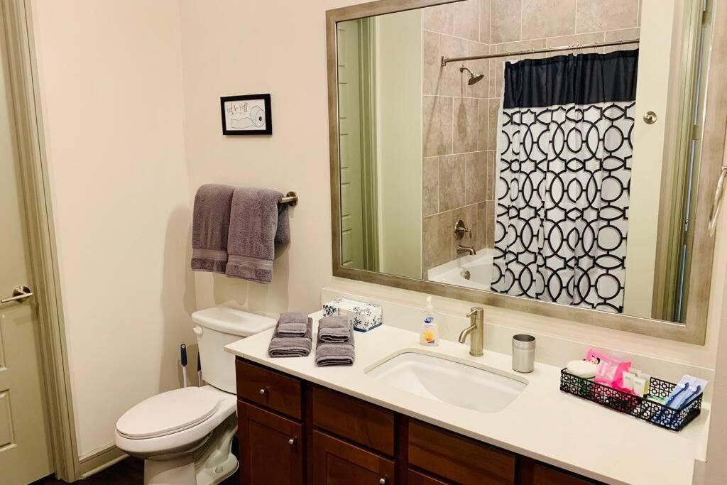 Apartament New Apart Downtown - 5min Stadium/Parks/Museum Houston Zewnętrze zdjęcie