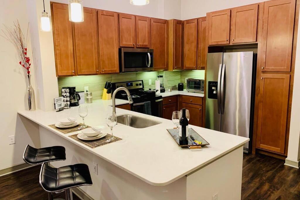 Apartament New Apart Downtown - 5min Stadium/Parks/Museum Houston Zewnętrze zdjęcie